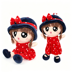 Muñeco de peluche personalizado para niñas, muñeco de peluche como regalo de cumpleaños, muñeco de peluche para decoración de habitación infantil, muñeco de trapo para juegos de simulación - Product Image 1