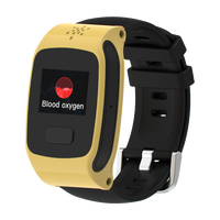 Sensor de detección de caídas de geolocalización Android 4,4 reloj de alarma SOS GPS LBS WIFI posicionamiento pulsera inteligente para personas mayores