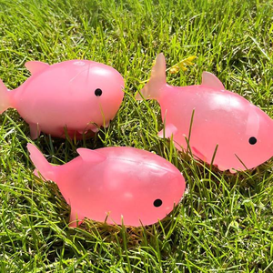 Wholesale <b>Shark</b> Squeeze <b>Toy</b> Light Color Changing Maltose Squishy <b>Toy</b> Slow Rebound Stress Relief Squeeze Vent <b>Toy</b> - Product Image 6