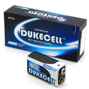 DUKECELL 6lr61 알카라인 일회용 배터리 <span class=keywords><strong>9v</strong></span> 건전지 가전제품 배터리 <span class=keywords><strong>9v</strong></span> 알카라인 배터리 - Product Image 1