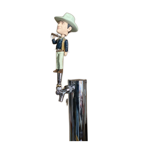 Poignée de robinet de bière en résine, oncle Sam patriotique Sports Bar Kegerator Zombie Breweriana Bar - Product Image 3