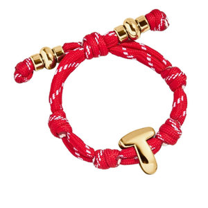 Personalizzabile intrecciato braccialetto di corda regolabile iniziale lettera Charm colorato amicizia gioielli per le donne uomini all'ingrosso - Product Image 3