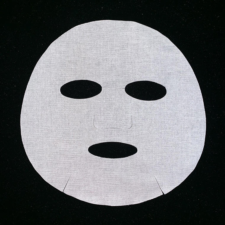 Supra White Sheet Mask Paper Materia