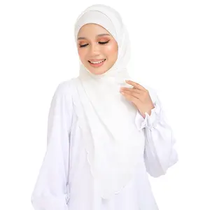 High quality muslim tudung bawal cotton voile scarf