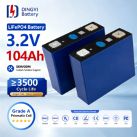 Baterai Lto 6000+ Siklus 3.2V 104Ah Prismatic LiFePO4 Grade A+ LFPCell Sungrow untuk Baterai Surron