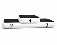 Podium gonflable en PVC personnalisé, pliable et portable, pour compétitions sportives, cérémonies et tournois – Vente en gros directe usine