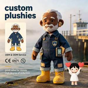 Muñeco de Peluche Personalizado al por Mayor, Muñeco de Peluche de Marinero Vintage, Juguete de Peluche con Uniforme Náutico - Product Image 1