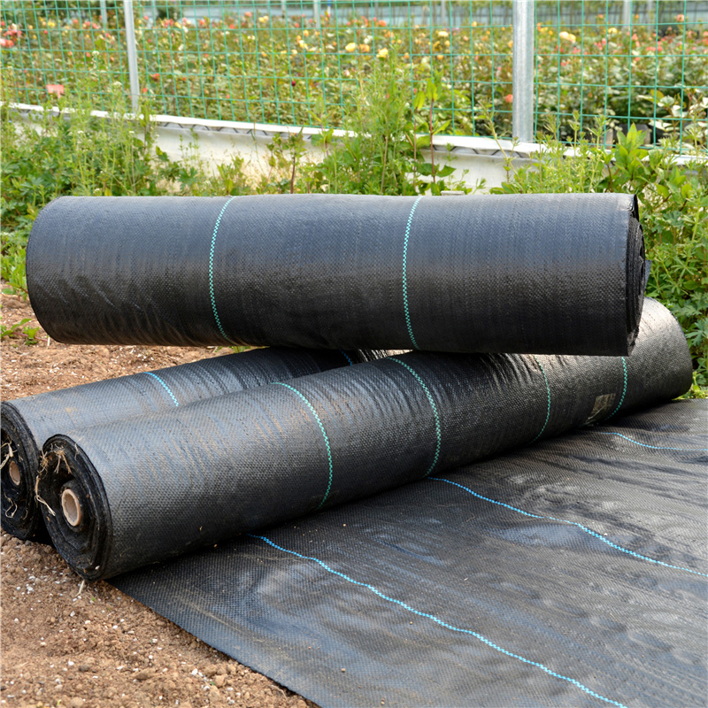 Mulching Film Agricultural Plastic Weed Mat Woven Fabric Heavy Duty Ground Cover Weed Control Cloth