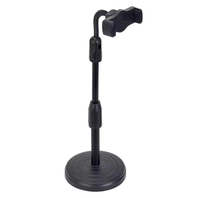 Support de bureau en PVC réglable Support de téléphone portable pour iPhone iPad Tablette Support de bureau flexible pour diffusion en direct