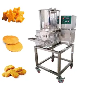 Máquina automática de processamento de galinhas, máquina de processamento de patty de galinhas e hambúrguer