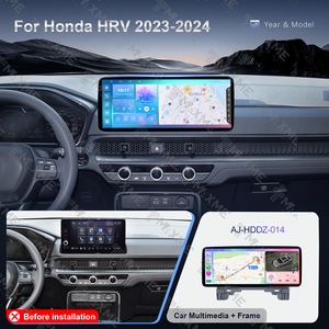 Pantalla de Navegación Android HD de 12.3 Pulgadas Todo en Uno, Marco Base con Arnés de Cableado, GPS, Bluetooth para <span class=keywords><strong>Honda</strong></span> HR-V 2023-2024 - Product Image 4
