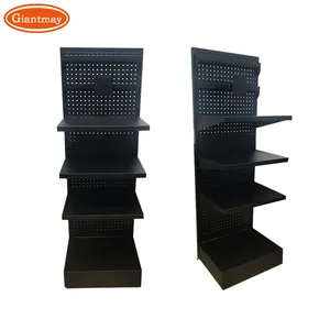 Display Rack Electronic Screen Product Display Rack Pegboard Stand For Super Market