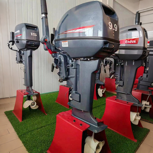 Moteur hors-bord Yamaha 2 temps 2 cylindres 9,9 CV à essence, arbre long, engrenage F-N-R, avec commande au volant, pour bateau rapide - Nouveauté, Offre Spéciale - Product Image 3