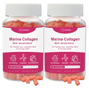 Tasty and Convenient Marine Collagen Gummies Multi Benefit Blend Vitamin Collagen Gummies Vitamin Anti-Aging