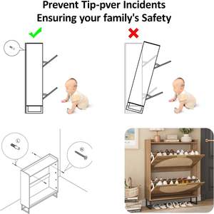 الروطان مع درجين قلاب ، قائم بذاته مع way للمداخل ، مقابض ذهبية مخفية - Product Image 6