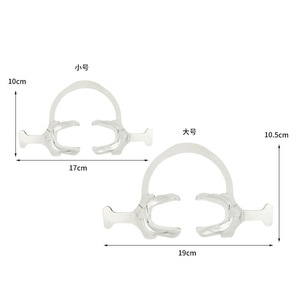 Abrebocas Transparente Tipo C, Separador Bucal Reutilizable de Plástico, Soporte para Blanqueamiento Dental, Tamaños Grande y Pequeño - Product Image 1