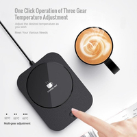 Tasse à température constante intelligente personnalisée avec chargement sans fil électrique USB auto-chauffant tasse à café chauffe-tasse