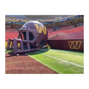 Giant Inflatable NFL Football Helmets sports entrance tunnel helmet tent