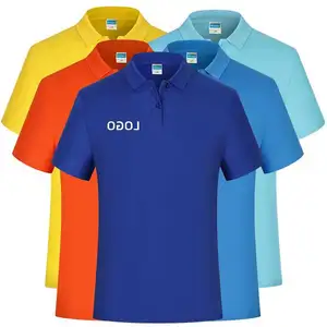 Sublimation Blank Polyester Golf T Shirts Plain T-shirts Custom Logo Polo T Shirt Printing Plus Size Men's Polo Shirts For Men
