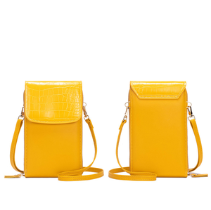 Nouveauté 2024 <span class=keywords><strong>Sac</strong></span> à téléphone mini en PU Portefeuille en cuir d'alligator de luxe <span class=keywords><strong>Porte</strong></span>-cartes de crédit Sacs à bandoulière pour femmes - Product Image 6