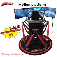 Plataforma de Movimiento para Simulador de Carreras Profesional, Simulador de Carreras de Autos 6Dof con Silla