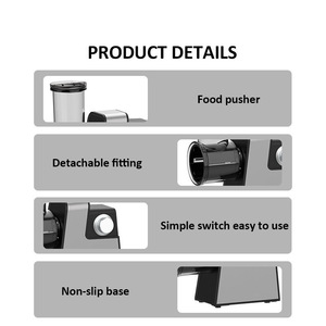Multi-function <b>Meat</b> <b>Grinder</b> Electric Cheese Grater 5 In 1 SK-06010 High Efficiency Food Processor - Product Image 4