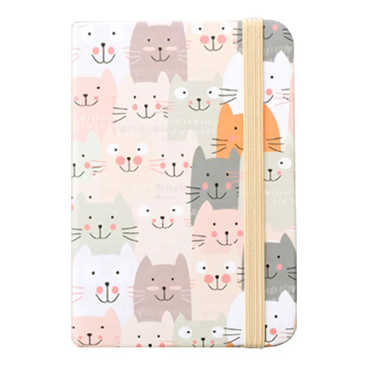 Custom Printed Japanese style Small Pocket Super Mini memo Journal diary girls A5 A6 B6 kawaii a7 notebook