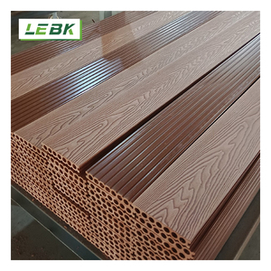 Campione gratuito 3d goffratura acqua ondulazione venatura di legno Texture Wpc piattaforma pavimento esterno composito piano di calpestio per cortile - Product Image 2