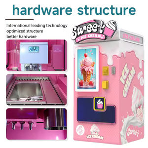 Distributeur automatique de crème glacée molle en libre-service, entièrement automatique, écran tactile 32 pouces, plus de 59 saveurs, capacité 300-600 - Product Image 3