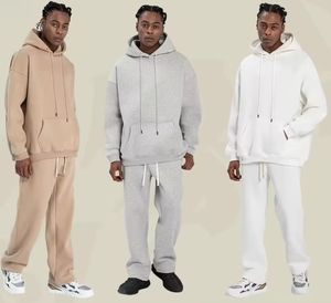 Conjunto de Sudadera con Capucha Informal Unisex para Otoño e Invierno, con Forro Polar - Product Image 3