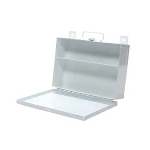 Custom Box With Metal Sheet Thin Boxes Metal Box Holder Trays Grey Metal