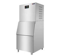 Machine à glaçons automatique TKA, 182 glaçons en 15 minutes, 200 kg/24h, autonettoyante, pour cafés, bars, restaurants, garantie 1 an