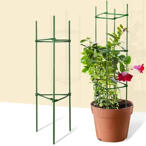 Hot Koop Indoor Plant Ondersteuning Stakes Plastic Pole Plant Ondersteuning Frame Workshop Plant Pot Ondersteuning Houder Driehoek Klimrek