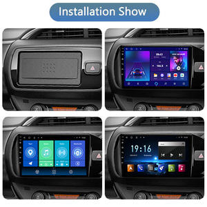 سيارة نظام الوسائط المتعددة لتويوتا فيتز 2014-2019 الروبوت مشغل أسطوانات للسيارة GPS والملاحة سيارة ستيريو Carplay الروبوت السيارات - Product Image 2