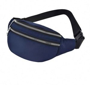 Sac de poitrine multifonctionnel tendance, sac banane de voyage décontracté en tissu Oxford pour femme - Product Image 5