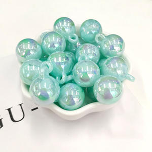 16MM nuevas cuentas acrílicas con agujero colgante multicolor para DIY Material hecho a mano pulsera CADENA DE TELÉFONO MÓVIL fabricación de joyas - Product Image 6