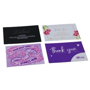 100gsm 210X90mm Noir Personnalisé Multi Design Privé Magasin de meubles Promotionnel Salon de beauté Lunettes Vêtements Porte-manteaux <span class=keywords><strong>Flyers</strong></span> - Product Image 4
