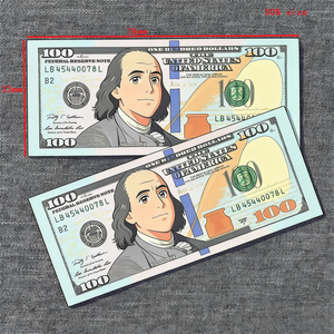 200 Piezas de Billetes de Dólar Estadounidense de Juguete, Efecto Película, para Decoración de Fiestas de Graduación, 78*33mm, 50% de Tamaño - Product Image 5