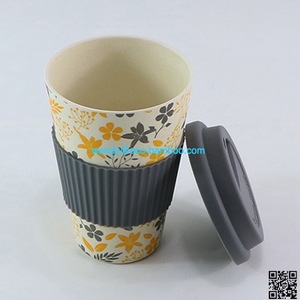 Una tazza di caffè riutilizzabile sostenibile senza coperchi che perde, una buccia di riso da viaggio per <span class=keywords><strong>andare</strong></span> <span class=keywords><strong>in</strong></span> tazza - Product Image 4