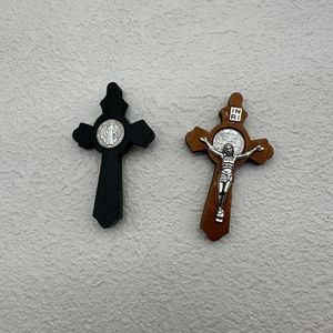 도매 종교 합금 십자가 가정 장식 및 공예 장식 어린이 참 십자가 펜던트 골동품 은도금 - Product Image 3