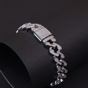 Premium <b>Silver</b> Bracelet Fashion Trendy Elegant Jewelry Accessory <b>for</b> Women and <b>Men</b> Daily Wear Party Gift Collection - Product Image 1