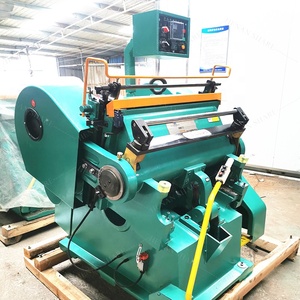 Machine industrielle automatique de dé<span class=keywords><strong>coupe</strong></span> et d'embossage du carton avec composants moteur et engrenages - Product Image 3