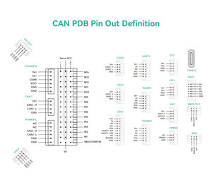 CUAV CAN PDB V5 Plus X7 <span class=keywords><strong>Pro</strong></span>, Placa Base para Controlador Ardupilot Pixhawk, Placa Base para Dron UAV, Vuelo de Alta Precisión - Product Image 5
