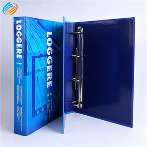Custom Printed Logo 3 Ring <strong>Binder</strong> Document File Folder <strong>A5</strong> 4 Ring <strong>Binders</strong> Printing - Product Image 1