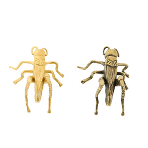 Poignées de meuble en laiton massif, style chinois, en forme de sauteuse, poignées de <span class=keywords><strong>porte</strong></span>, crochets métalliques, bouton de quincaillerie à trou unique - Product Image 5