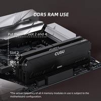 Memoria RAM DDR5 CUSU 5600Mhz 6400Mhz, Memoria DDR4 3200Mhz 3600Mhz 8Gb DDR5 16Gb 32Gb UDIMM para Computadora de Escritorio, para Juegos y Personalización
