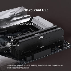 Memoria RAM DDR5 CUSU 5600Mhz 6400Mhz, Memoria <span class=keywords><strong>DDR4</strong></span> 3200Mhz 3600Mhz 8Gb DDR5 16Gb 32Gb UDIMM para Computadora de Escritorio, para Juegos y Personalización - Product Image 4