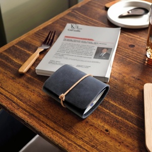 For Men's Slim <b>RFID</b> <b>Blocking</b> Money Clip <b>Wallet</b> Short Nylon Lining Receipt Holder Travel Presenter - Product Image 3