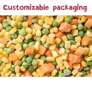 China Supplier Wholesales Bulk IQF Grãos De Milho De Ervilha Verde e Cenoura Congelamento Congelamento Legumes Mistos - Product Image 2