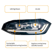 AURON 2019-2023 VW Polo Phare avant LED, feux de croisement, kit de modernisation/amélioration, nouveau, 12V 36W 6000 lm 6000K, lampe à montage universel